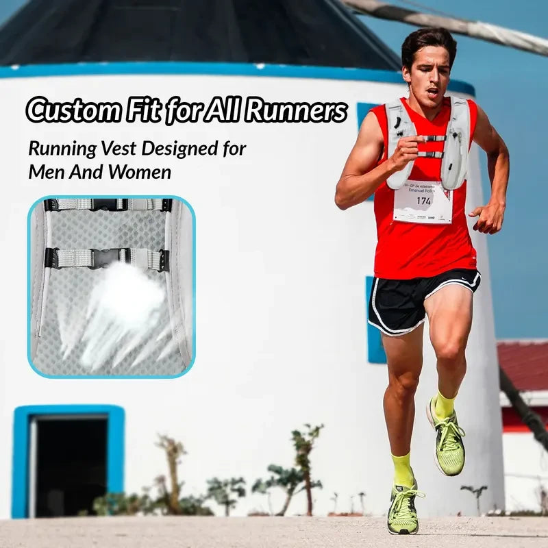 Reflective Hydration Running Vest