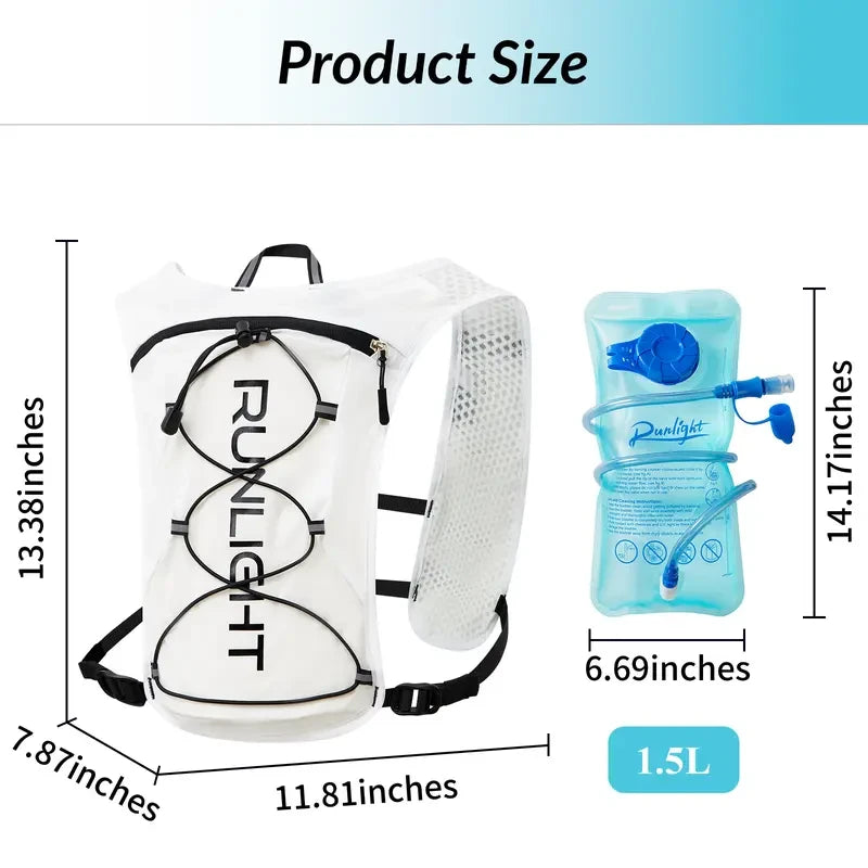Reflective Hydration Running Vest