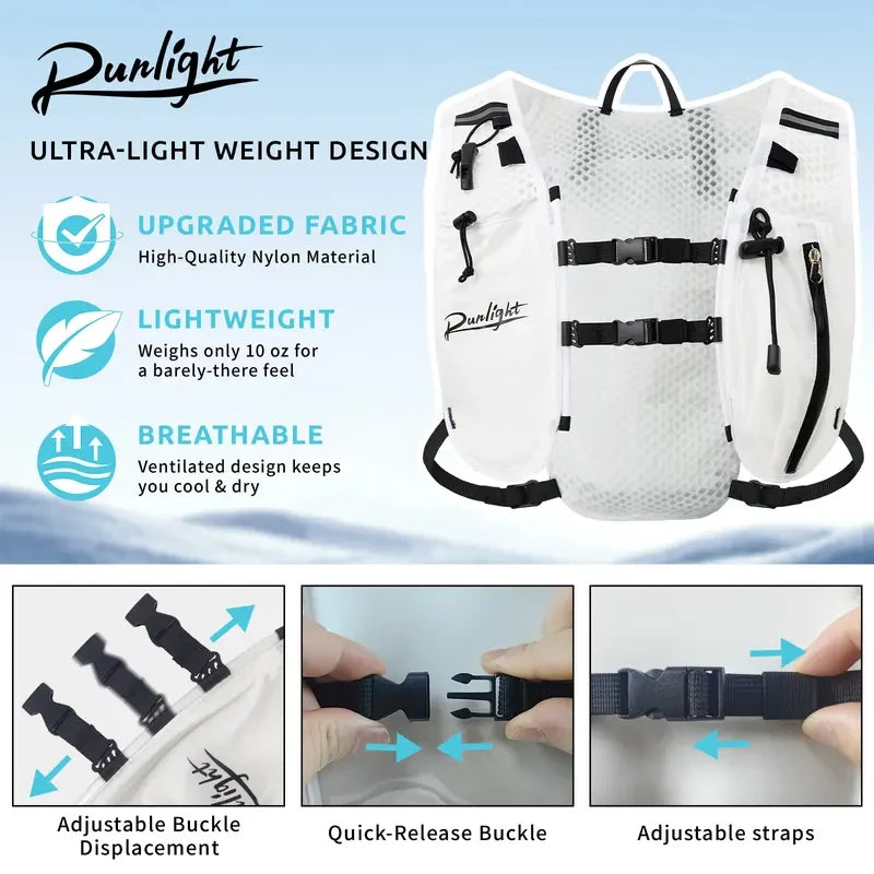 Reflective Hydration Running Vest