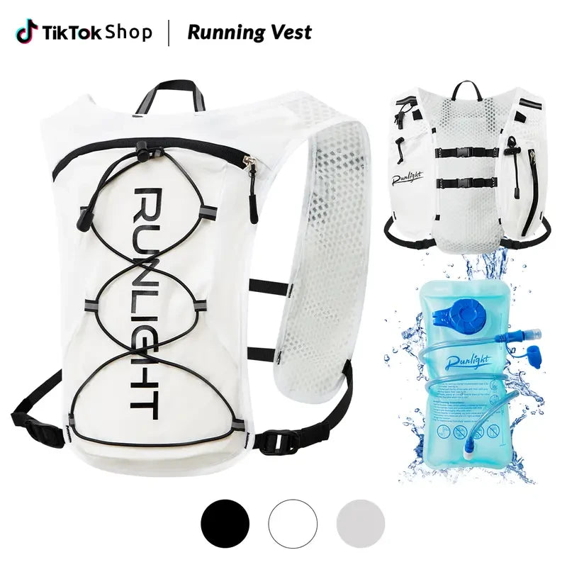 Reflective Hydration Running Vest
